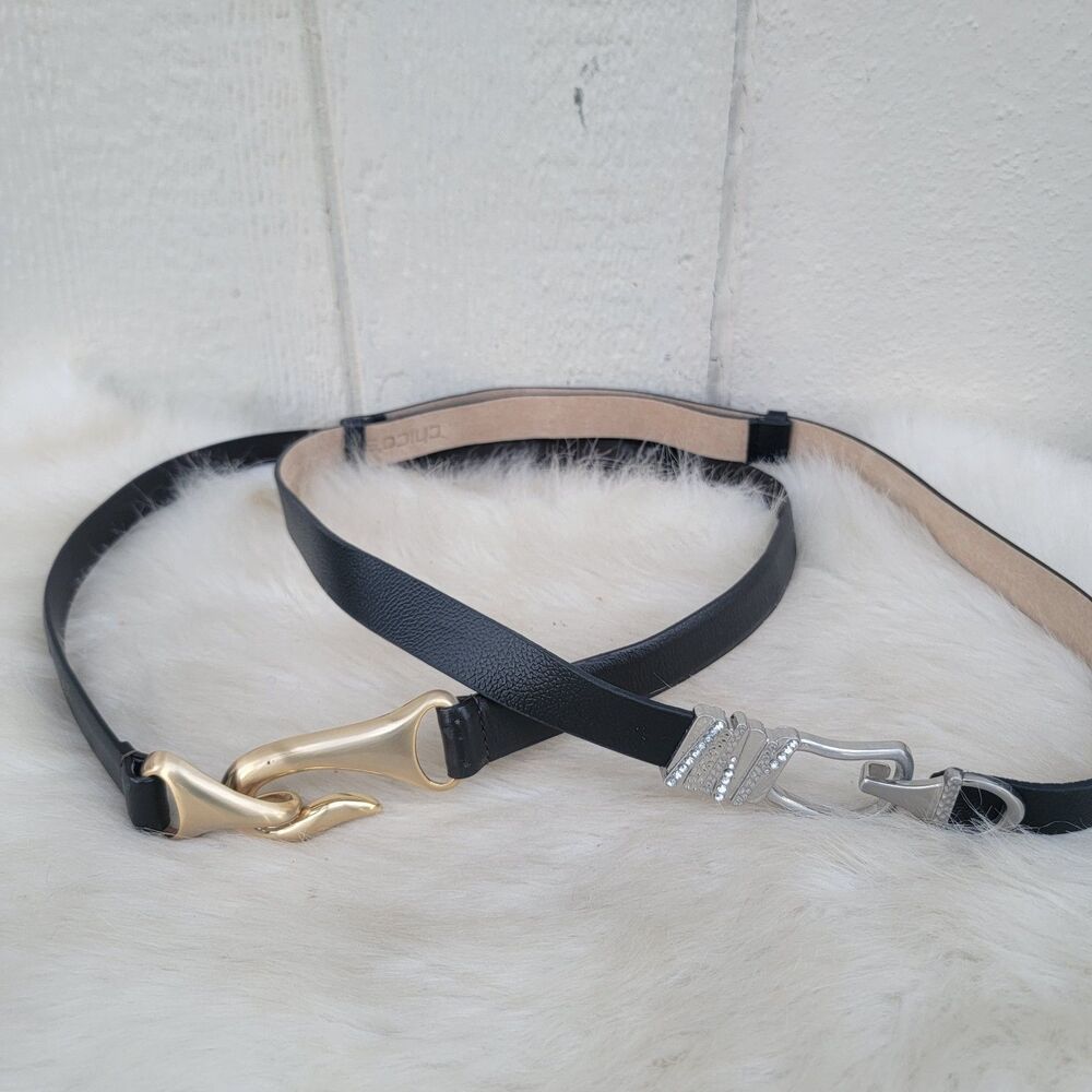 2 Chico's adjustable belts M/L